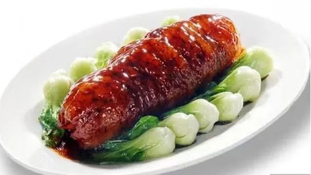 Shrimp Roe Braised Sea Cucumber (Xiazi Da Wushen)